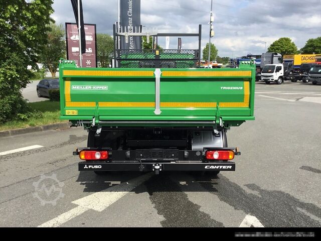 Tre-vejs tippevogn FUSO Canter 7C18 Meiller-Trigenius-Dreiseitenkipper