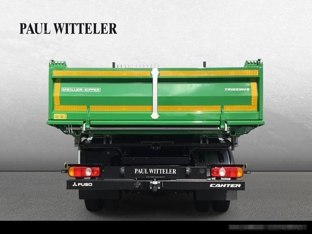 Üç yönlü damperli kamyonet MITSUBISHI Canter 7C18 Meiller-Trigenius-Dreiseitenkipper