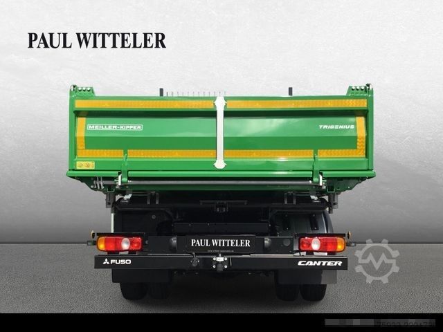 Třístranná sklápěcí dodávka FUSO Canter 7C18 Meiller-Trigenius-Dreiseitenkipper
