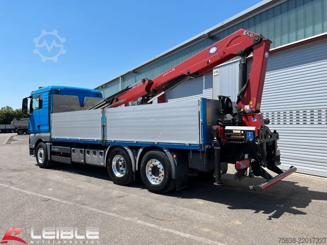 Grúa montada en camión MAN TGX 26.480*HMF-Kran*Lift-Lenkachse*Vollluft*
