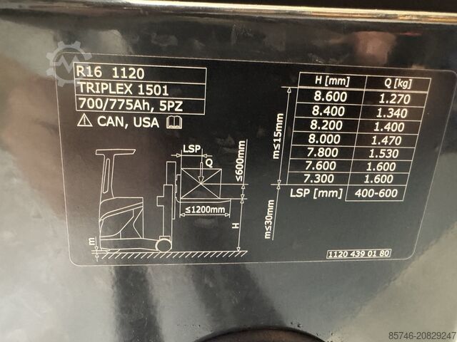 R 16 - * Triplex FFL !! FULL options!! LINDE R 16 -  * Triplex FFL !! FULL options !!