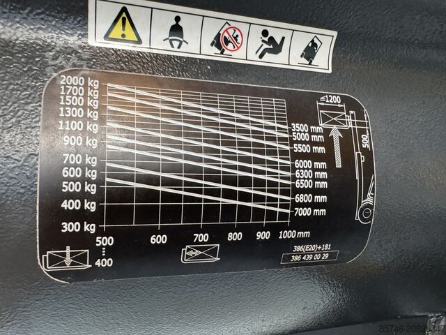 E 20 L - 386 / 02 Evo - Atex Proplan EX 2GD / Ζώνη 1 - 21 - 22 * Τρίπλεξ FFL !! ΝΕΑ μπαταρία !! LINDE E 20 L - 386 / 02 Evo - Atex Proplan EX 2GD / Zone 1 - 21 - 22 * Triplex FFL !! NEW battery !!