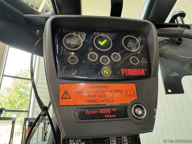 R 14 - * Atex Pyroban EX 3G / Ζώνη 2 * Triplex FFL !! ΝΕΑ μπαταρία !! LINDE R 14 -  *  Atex Pyroban EX 3G / Zone 2 * Triplex FFL  !! NEW battery !!