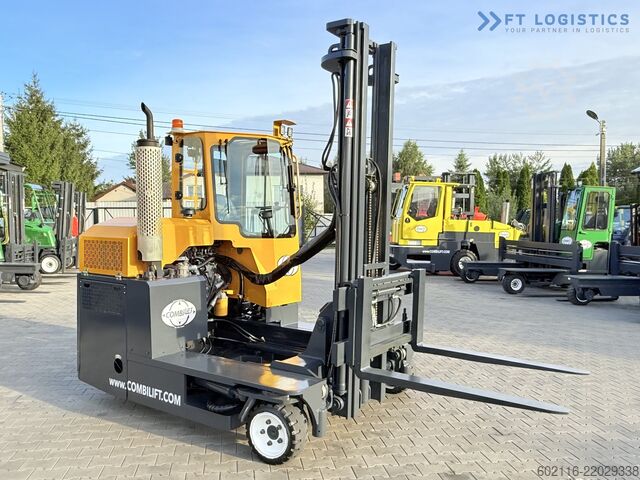 4-vejs gaffeltruck Combilift C3000 GAS DUPLEX 4500 FREE LIFT CABIN