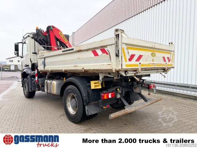 Kiepwagen Mercedes-Benz Arocs 1848 K 4x2, Retarder, Kran Palfinger PK