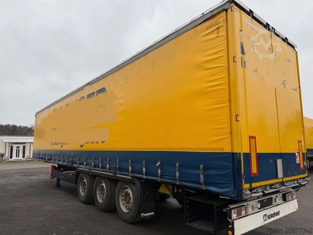 Naczepa otwarta z plandeką KRONE 5x SD Profi Liner Schiebeplane Curtainsider