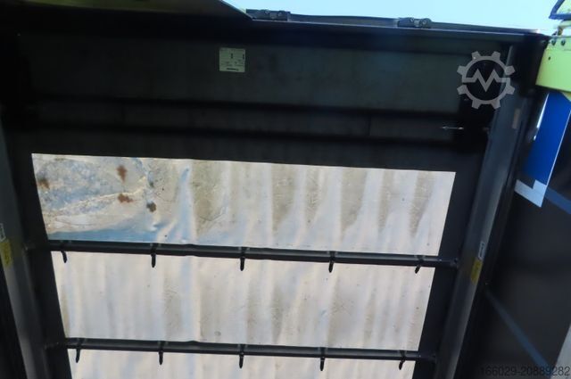 Semi-reboque aberto com lona KRONE 2 Achs Planenauflieger - Ladebordwand