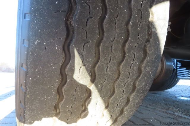 Semi-reboque aberto com lona KRONE 2 Achs Planenauflieger - Ladebordwand