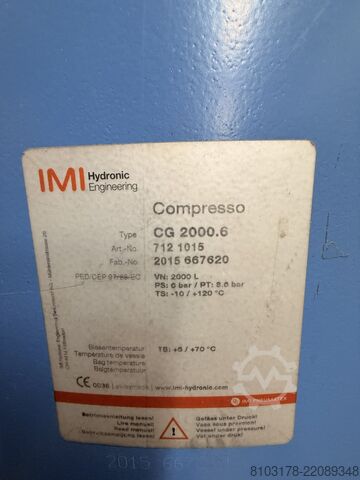 Kompresor z sterowaniem PLC IMI hydronic engineering Compresso