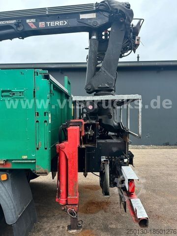 Vrachtauto met open laadbak MAN TGS 26.320 6x2 Euro4 Pritsche + Terex Ladekran