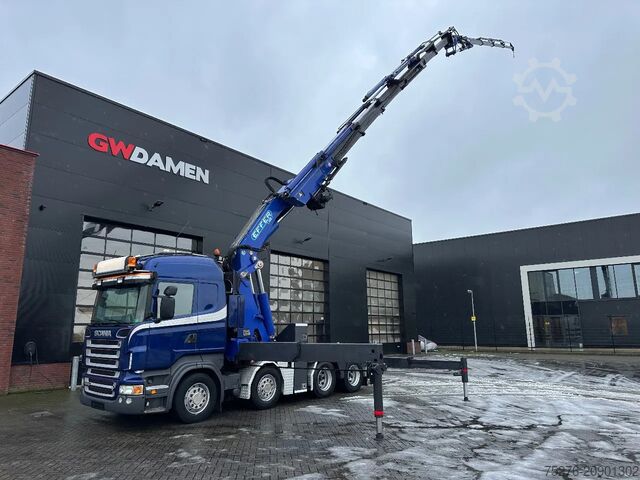 Darus teherautó Scania R620-V8 8x4 Effer 1250+Flyjib,winch Euro 5