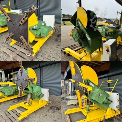 Stół spawalniczy, stół obrotowy, pozycjoner Heinrichsglück 2 Tonnen TC 2