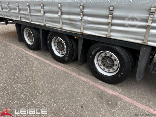 Nyitott ponyvás félpótkocsi SCHMITZ CARGOBULL SCS 24*Varios Mega Tautliner*Hubdach*