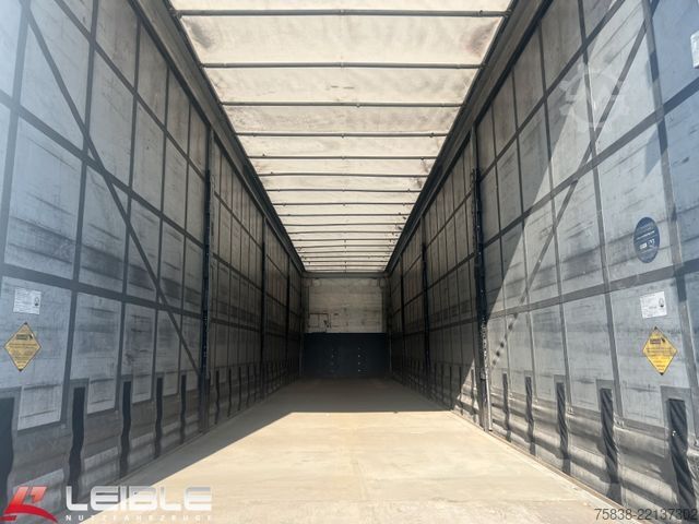 Nyitott ponyvás félpótkocsi SCHMITZ CARGOBULL SCS 24*Varios Mega Tautliner*Hubdach*