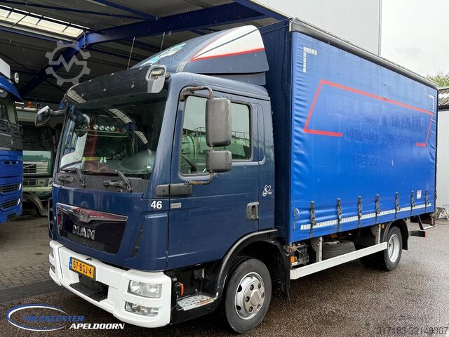 Csúszó ponyva MAN TGL 7.150 Euro 6, Laadklep, NL truck