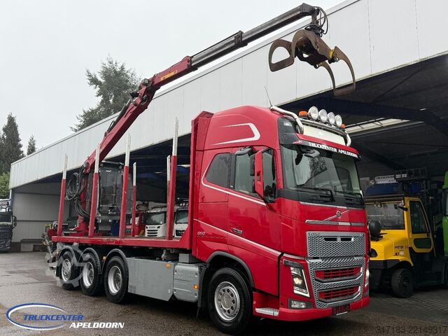 Platform trailer Volvo FH 16 - 650 8x4 Reductie assen, Kesla 2112T + G...