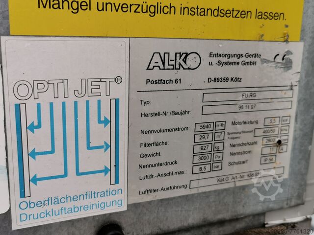 Zaagselafzuiging, stofafzuiging ALKO FU RG AL-KO FU RG