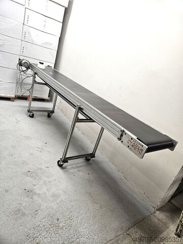 Conveyor belt Aluminum frame mobile conveyor belt 3400x540mm