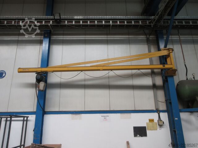 Zwenkzwenkkraan Zwenkzwenkkraan Kettingtakel Demag KBK Drehkran Hallenkran Kran 500KG KBKII 6m Demag PK Kettenzug NL 500KG