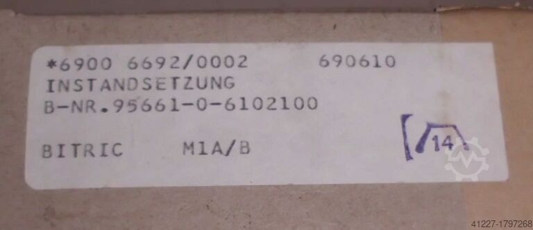 Sıcaklık kontrolörü Hartmann Braun Bitric M1-B