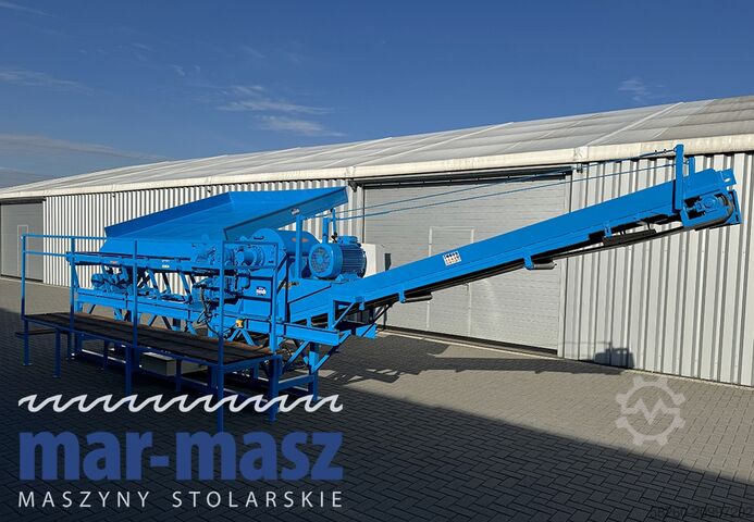 Hackschnitzler/Holzhäcksler für Schnittreste ŻENO ZTH 400/500 E 130 wibrorynna i taśmociąg