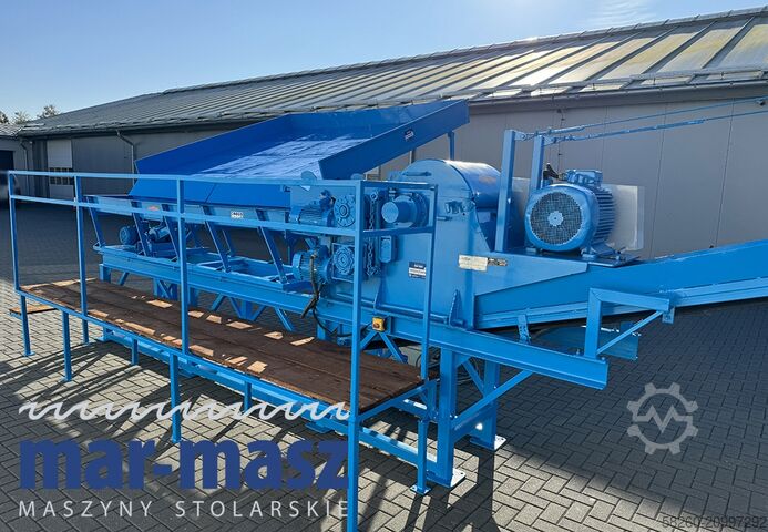 Hackschnitzler/Holzhäcksler für Schnittreste ŻENO ZTH 400/500 E 130 wibrorynna i taśmociąg