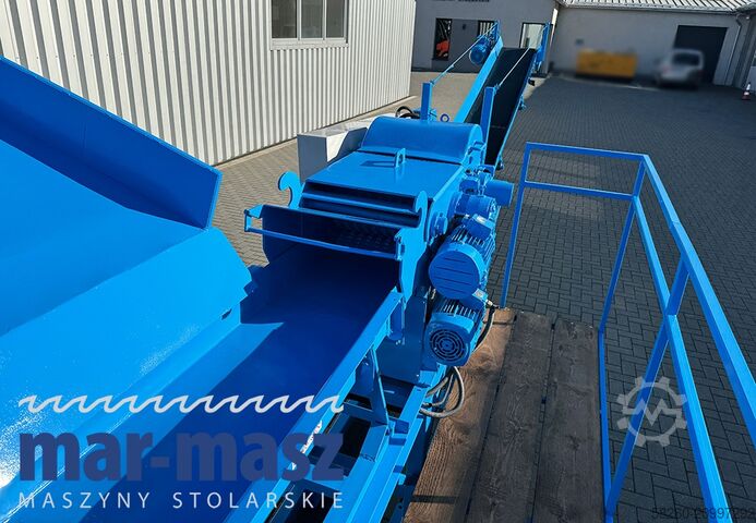 Hackschnitzler/Holzhäcksler für Schnittreste ŻENO ZTH 400/500 E 130 wibrorynna i taśmociąg