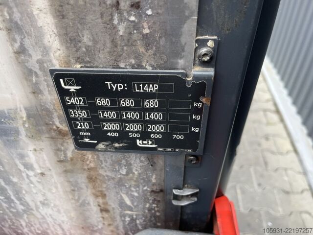Ayakta istifleyici Linde L14AP