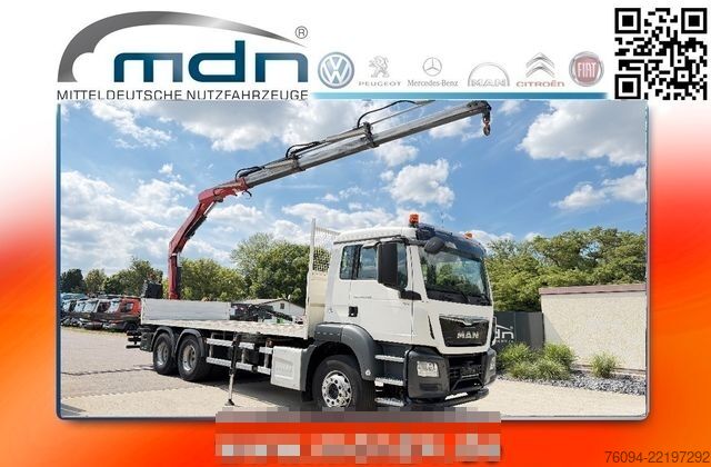 Autolaadkraan MAN TGS 26.400 6x4 KRAN 4xAbstzg FUNK 5/6 Steuer AHK