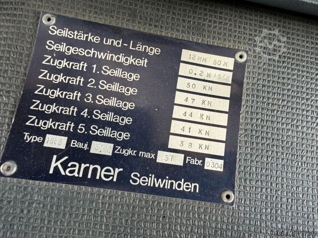 Speciale doeleinden vrachtwagen MAN 17.232 4x4 KRAN SEILWINDE Kran und LKW