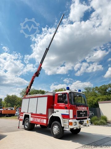 Autolaadkraan MAN 17.232 4x4 KRAN SEILWINDE Kran und LKW