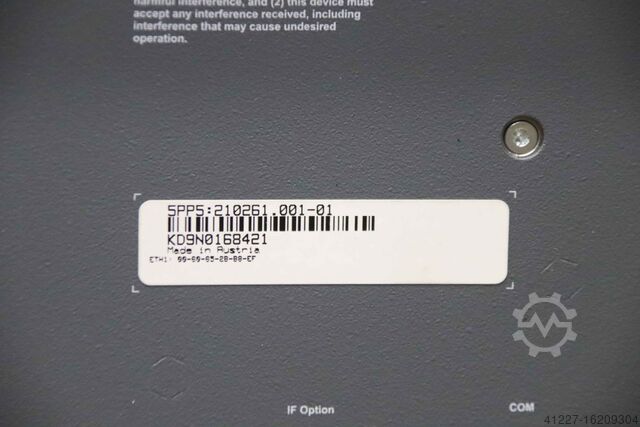 Bedienpult mit Industriemonitor B&R Power Panel 500 5PP5