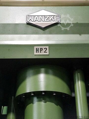 Hydraulische Presse Wanzke HVZ 160/S