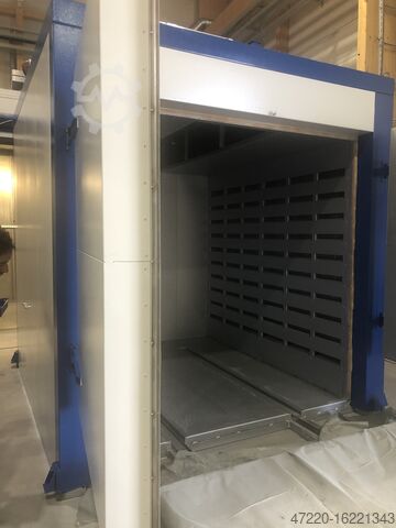 Herdwagenofen, Umluftofen  250°C Airtec mit Ofenwagen 6 to beladbar AHT-1650
