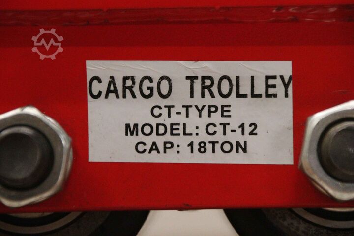 Machine transport roller 18 t Cargo Trolley** CT-12