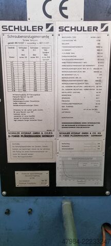 Hidraulikus prés/ipari robot SCHULER SHC 1000