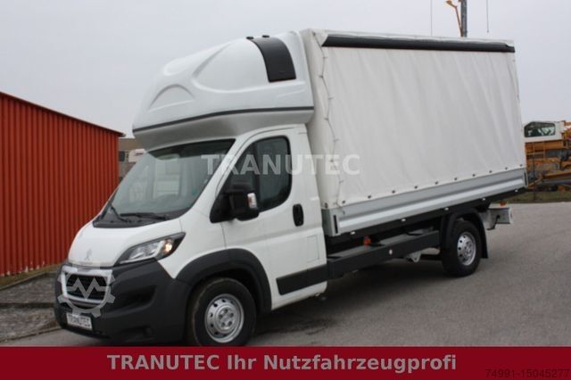Schuifzeil bestelwagen PEUGEOT Boxer L4 Pritsche mit Plane Schlafkabine HDi 165