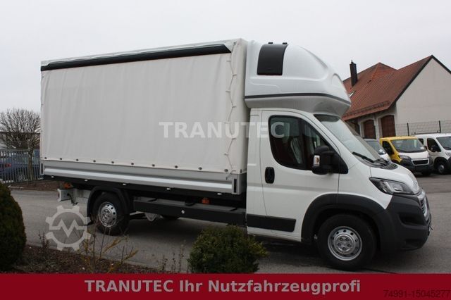 Schuifzeil bestelwagen PEUGEOT Boxer L4 Pritsche mit Plane Schlafkabine HDi 165