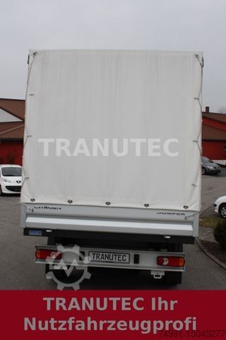 Schuifzeil bestelwagen PEUGEOT Boxer L4 Pritsche mit Plane Schlafkabine HDi 165