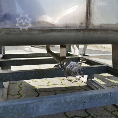 1000 liters behållare tillverkad av V2A  9755