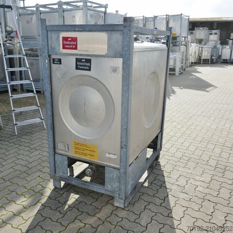 1000 liters behållare tillverkad av V4A  9754