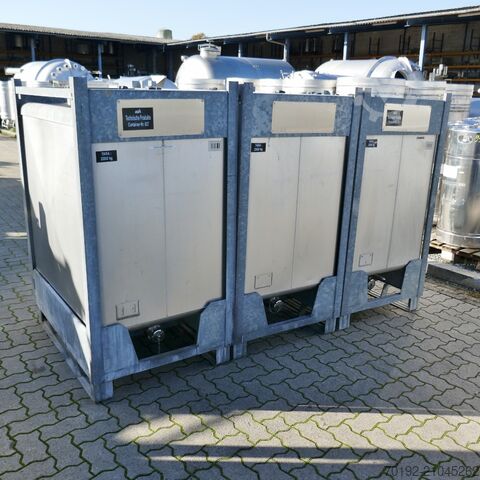 1000 Liter Container aus V2A  9751