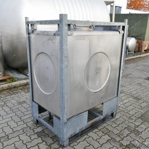 1000 Liter Container aus V4A Stöcklin 9750
