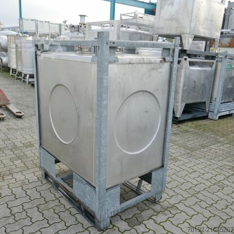 1000 Liter Container aus V4A Stöcklin 9750