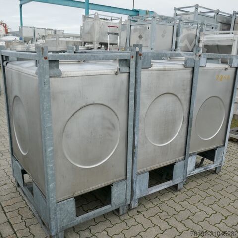 1000 Liter Container aus V2A Stöcklin 9747