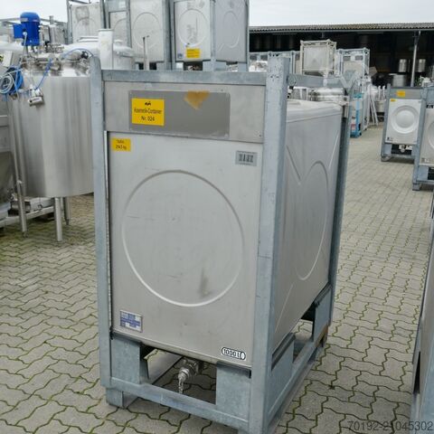 1000 Liter IBC Container aus V2A Gempp & Unold AG 9744