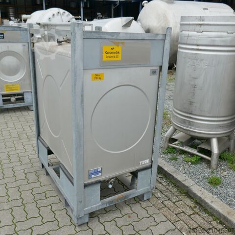 1000 Liter IBC Container aus V2A Gempp & Unold AG 9743