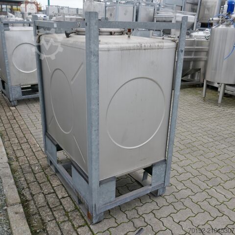 1000 Liter IBC Container aus V2A Gempp & Unold AG 9743