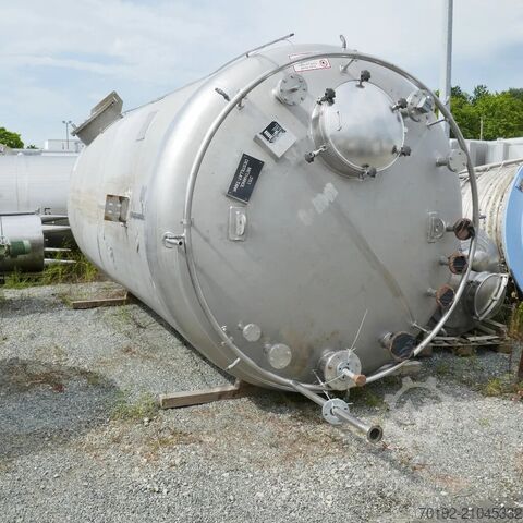 Δεξαμενή αποθήκευσης 28.100 λίτρων κατασκευασμένη από ανοξείδωτο ατσάλι V4A BERTSCH 9733