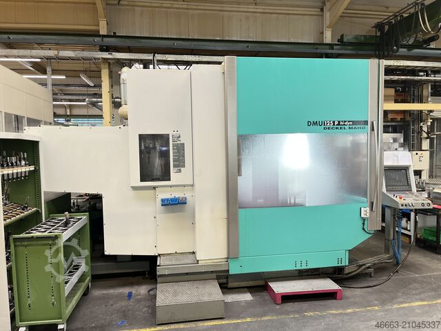 5 αξονικό CNC καθολικό κέντρο κατεργασίας DMU 125 P hi-dyn